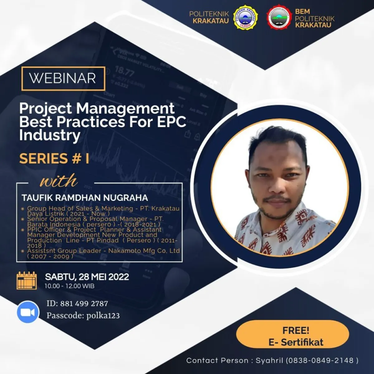 Webinar Series #1 (Project Management Best Practices For EPC Industry)
